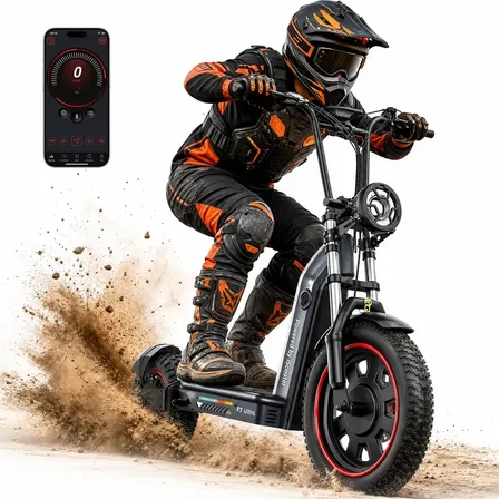 Patinete Elétrico Xroymexroy F7 Ultra-b Para Adulto, 1500w, 55 Km/h E Autonomia De 100 Km Preta