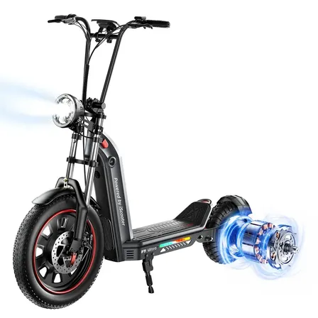 Patinete Scooter Elétrica F7 Ultra-a Para Adulto Com Bateria 52v20ah, Motor 1500w, Autonomia 100km, Bluetooth E Tela Led Cinza-escuro
