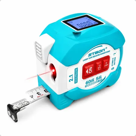 Trena Laser Digital 60m Recarregável Usb Trena 5m Magnética Medidor De Distância Profissional