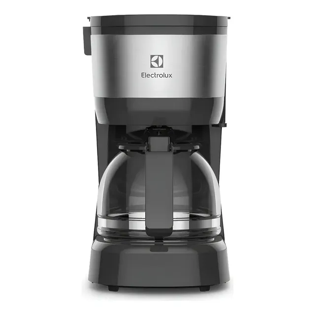 Cafeteira Elétrica Electrolux Inox 15 xicaras com 600ml capacidade filtro permanente removivel corta pingos e função manter aquecido sistema ECM10
