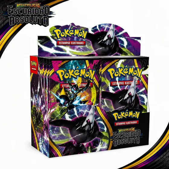 Box Display Pokémon ME05 Escuridão Absoluta