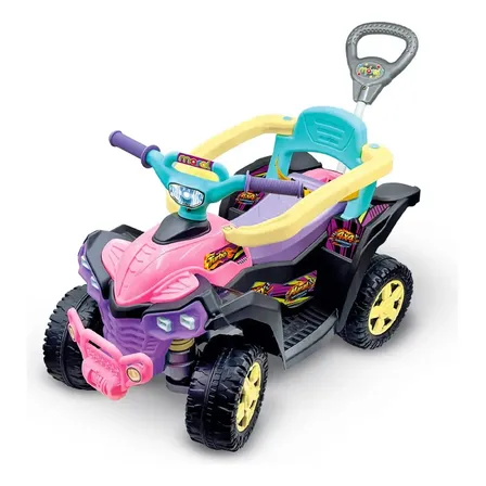 Quadriciclo Infantil Baby Rosa Passeio - Maral