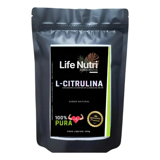 L-citrulina 500g 100% pura Life Nutri sem sabor