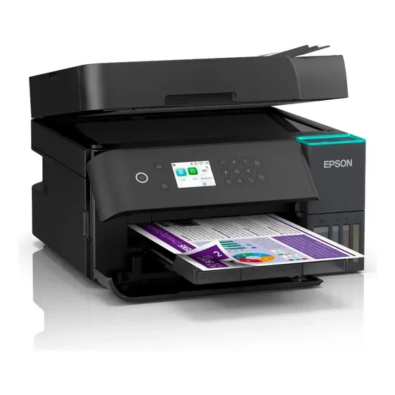 Epson L6370 Impressora Multifuncional Ecotank Bivolt Preto 127/220v