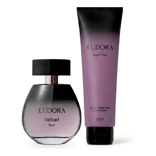 Velvet Soul: Colônia 100ml + Loção Corporal 250ml