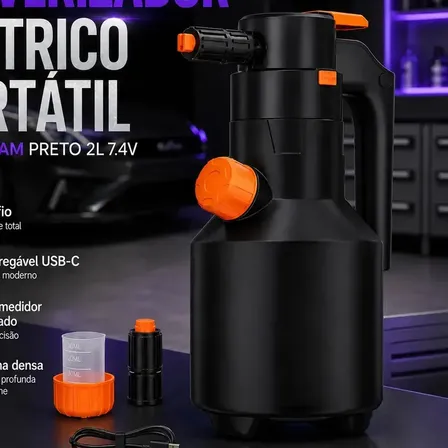 Pulverizador De Espuma À Elétrico Recarregável Alta Pressão Snow Foam