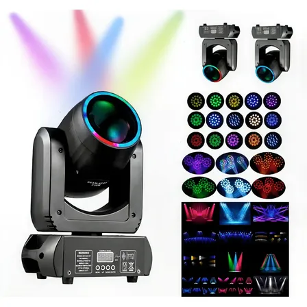 230w Moving Head Led Beam Rgbw Prisma E Gobo Giratorio spliter Dmx strobo dj profissional 540° Adequado para iluminação de salão de banquetes iluminação de palco e iluminação de festival de música