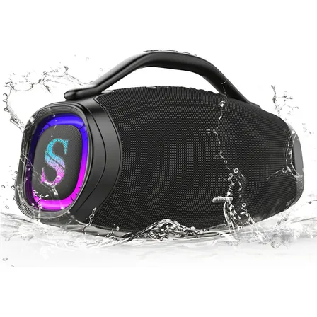 Caixa De Som Sabala Dr-300 200w 39000mah Rgb Bluetooth 5.4 Preto 127/220v