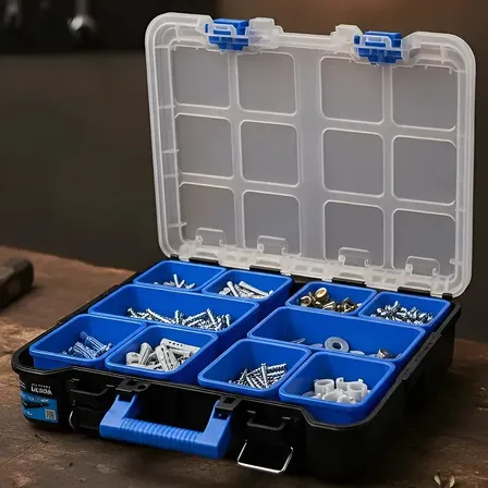Caixa De Ferramentas Organizadora Modular Ultra Box 7003 Preto