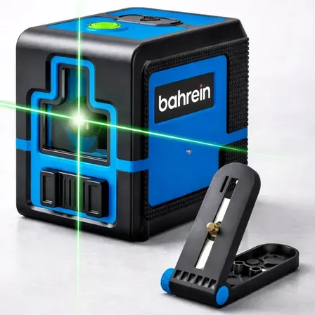 Nível A Laser 3d Recarregável 2 Linhas Verde Cruzado Autonivelante Com Suporte Magnético Profissional