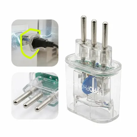 Protetor Contra Surtos Elétricos E Queda De Energia C Chip Dps Eletrônico Prote Raio E Surto 20 Amperes Pocket Bivolt 110/220V Anti Raios Geladeira Tv Lavadora Freezer Microondas Air Fryer 20a