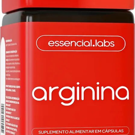 Arginina 2000mg Por Dose - Fórmula Concentrada E Com Máxima Absorção - 120 Cápsulas Sem Sabor