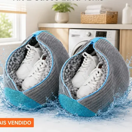 Kit 2 Sacos para Lavar Tênis e Roupas Delicadas na Máquina