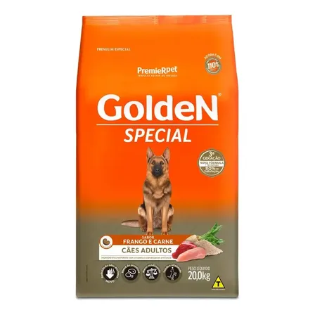 Premier Golden Special Cachorro Adulto Frango E Carne 20 Kg
