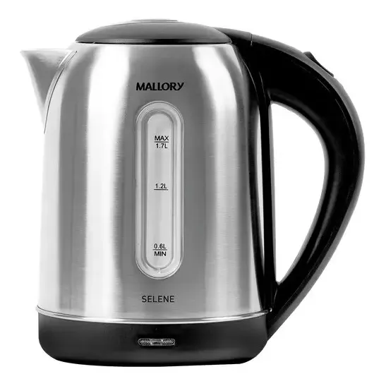 Chaleira Elétrica Mallory Selene 1,7l Aço Inoxidável 220v
