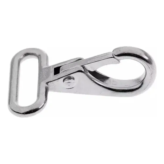 Mosquetão Em Aço Inox 5 Mm Para Capota Maritima Toldo Lancha