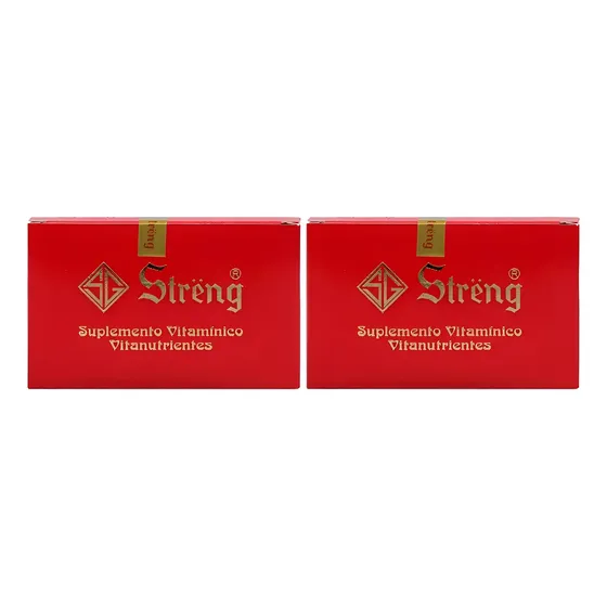 Streng Suplemento Vitaminico 16 Frascos 5ml Kit 2 Unidades