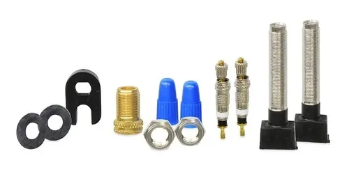 Par Válvula Bico Tubeless Rubena Mitas 42mm Roda Universal