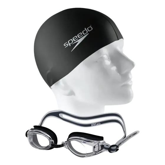 Óculos De Natação Speedo Izy! Ad + Touca Silicone
