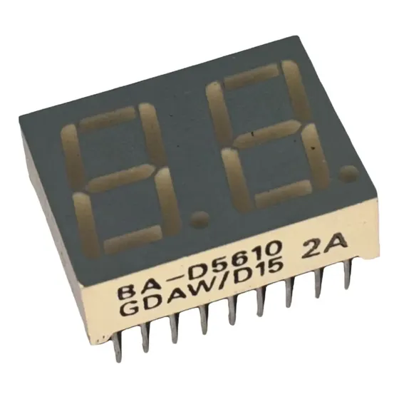 5x Display 7 Seguimentos 2 Digitos Anodo Verde Gdaw/d15 2a