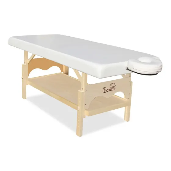 Maca Fixa Massagem 450kg Regulagem De Altura Estetica Branca