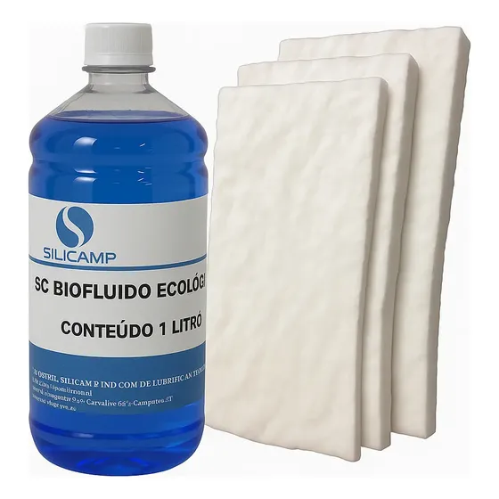 Bio Fluido Lareira Ecológica + 3 Absorvente Cerâmico 30x15