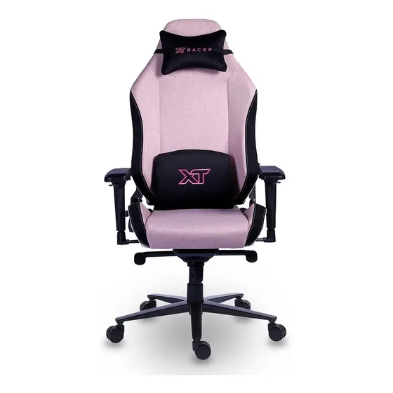 Cadeira Gamer Xt Racer Draco Polyester Preto E Rosa