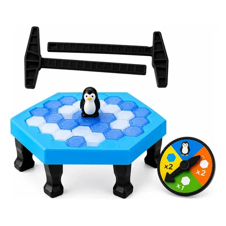 Quebra Gelo Do Pinguim Jogo De Mesa Brinquedo Educativo Game