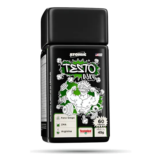 Atomic Labs Testo D3k4 60 Caps Suplemento Testofen Original