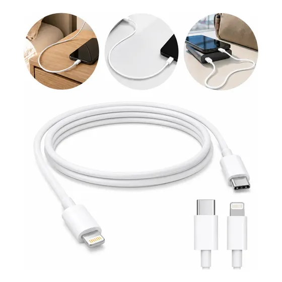 Cabo Usb C Lightning 20w Turbo P/ iPhone 11 12 13 14 Pro Max