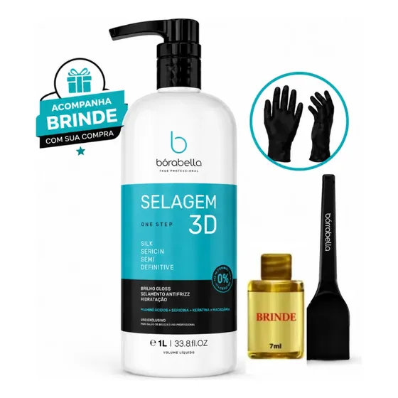 Borabella Silk Sealant 3d Máscara Capilar Orgânica Borabella