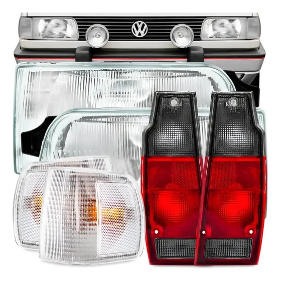Kit Saveiro Parati Farol + Lanterna + Pisca 91 92 93 94 95
