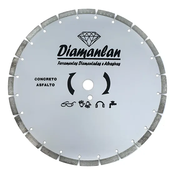 Disco Diamantado Para Serra Cliper 350mm Concreto E Asfalto