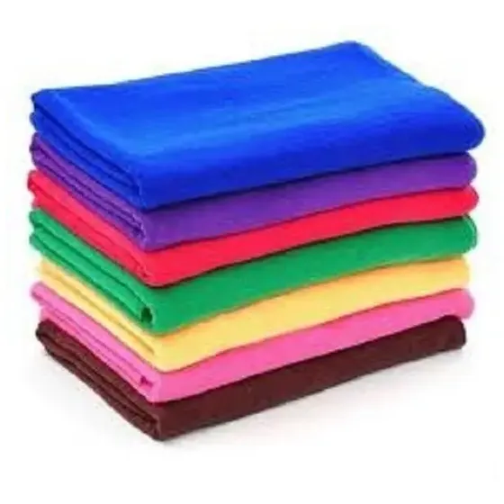 10 Panos 100 % Microfibra Anti Risco Limpa Seco 50x30 35gr