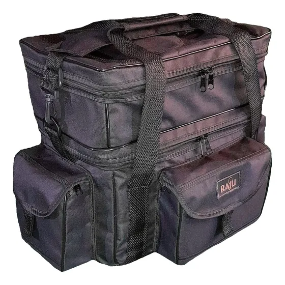 Bolsa Pesca Gg (carretilhas/molinetes/iscas) - Preta