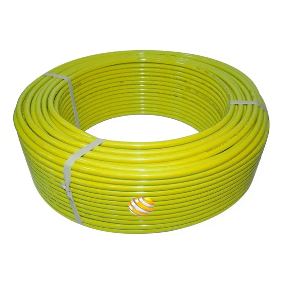 Mangueira Pneumática De Poliuretano Tubo 6mm Amarelo 50m