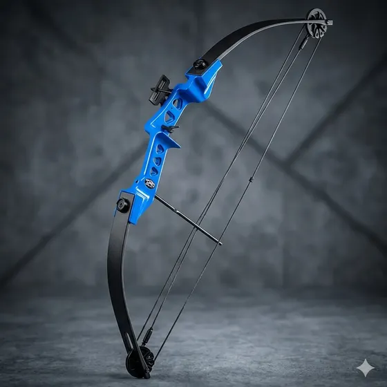 Arco E Flecha Composto Vixion Sniper 29 Lbs Blue Cb30 Bl