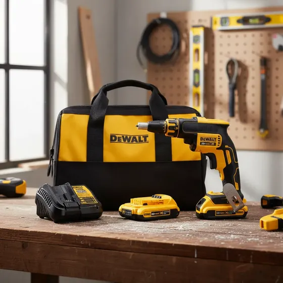 Parafusadeira Drywall Gesso 20v C/ 02 Bateria Dewalt Dcf620