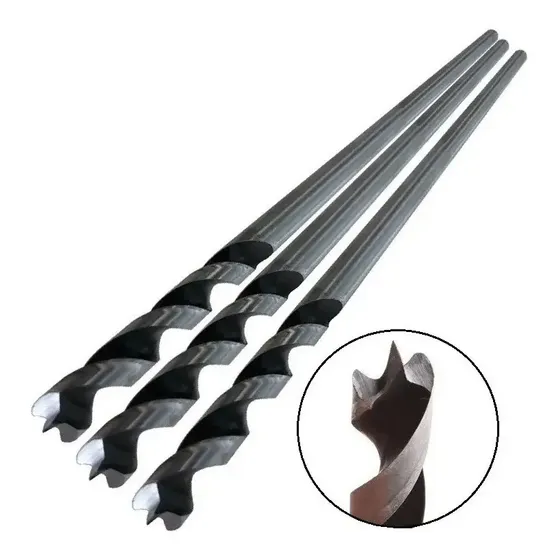 Broca Mourão Madeira Longa 10mm X 400mm (03 Peças)