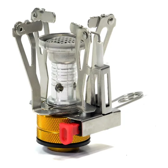 Mini Fogareiro Portátil 2 Modelos Acend Aut Ou Man Camping