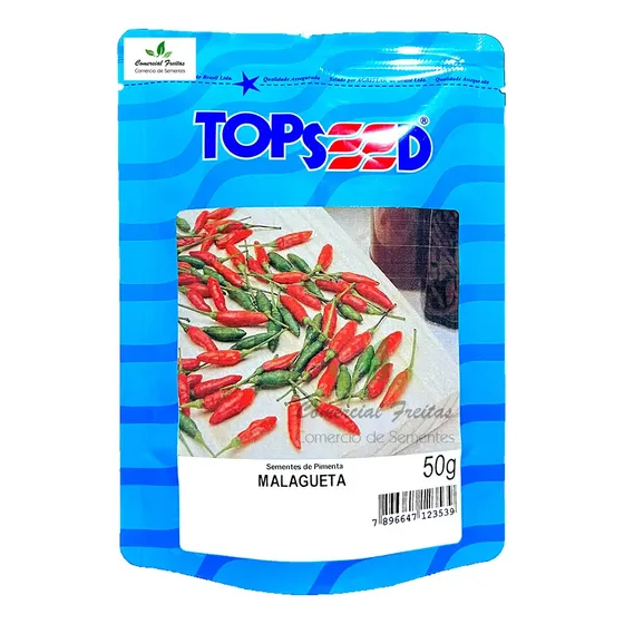 Sementes De Pimenta Malagueta Pcte C/ 50 Gramas