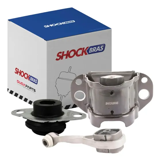 Kit Calço Coxim Motor Completo Clio 1.0 8v 16v Novos C/ Nf