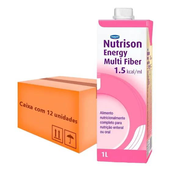 Nutrison Energy Multi Fiber 1 Litro - Caixa Com 12 Unidades