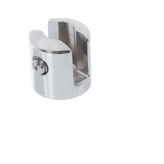 Suporte Prateleira Fenda Cromado P/ Vidro De 4mm 10un