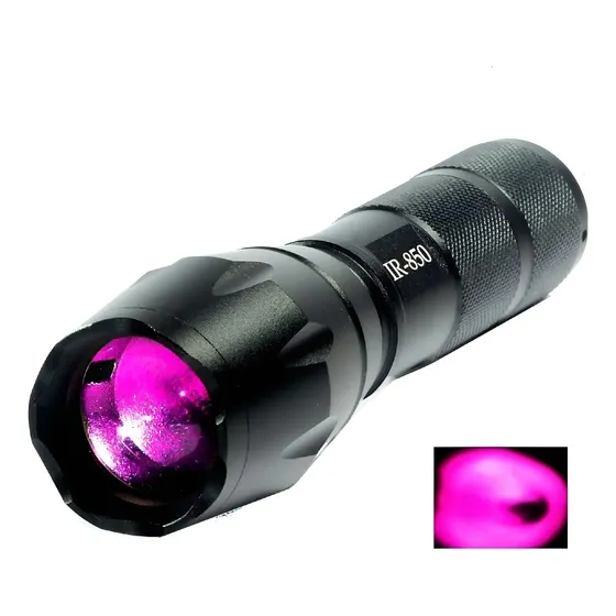 Lanterna Infravermelho Tocha Ir810 850nm 5w Zoom
