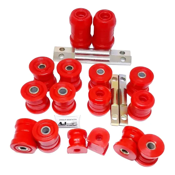 Honda Civic 01 A 03 Kit Buchas Traseiro Em Poliuretano 16pçs