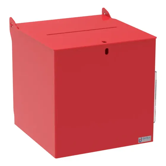 Caixa De Sugestão De Mesa Acrílico Vermelho