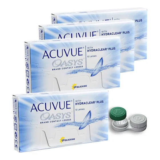 Lente De Contato Acuvue Oasys Combo 3+1 Grátis