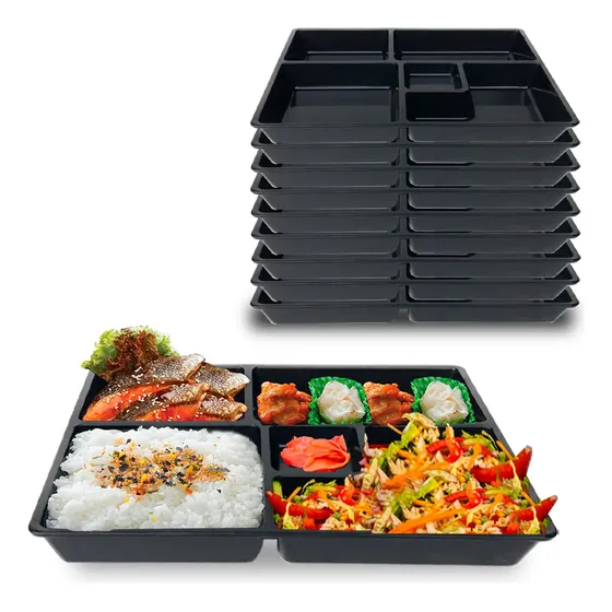 Kit C/ 10 Bentobako Bento Teishoku Comida Japonesa Guendai