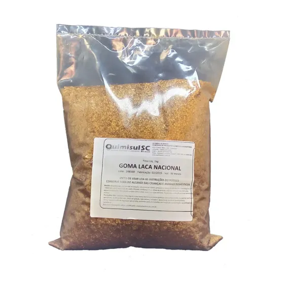2 Kg Goma Laca Nacional Frete Grátis Todo Brasil !!!!